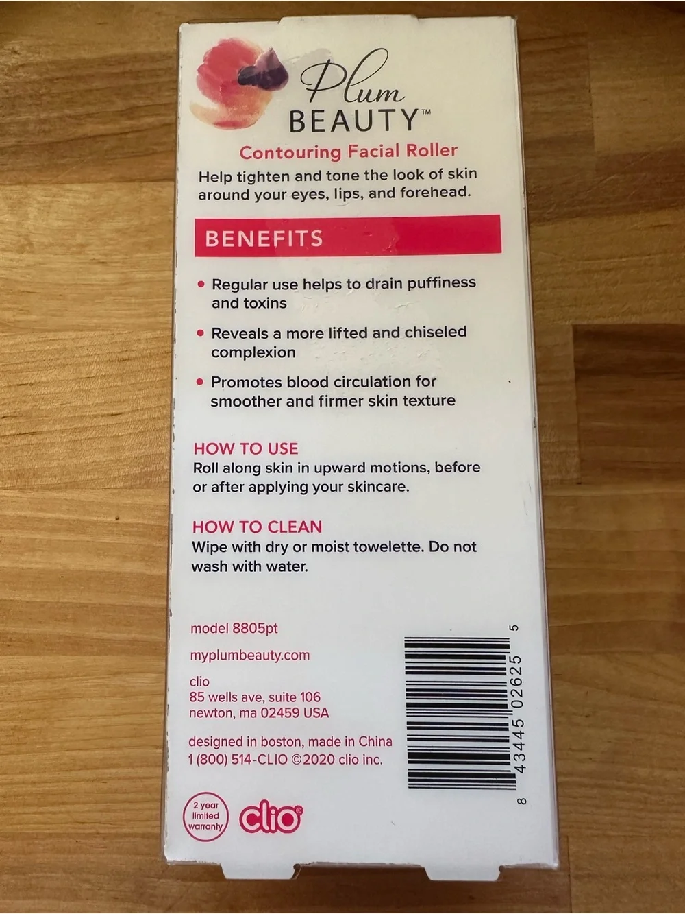 Silver Contouring Facial Roller - Lifting & Firming